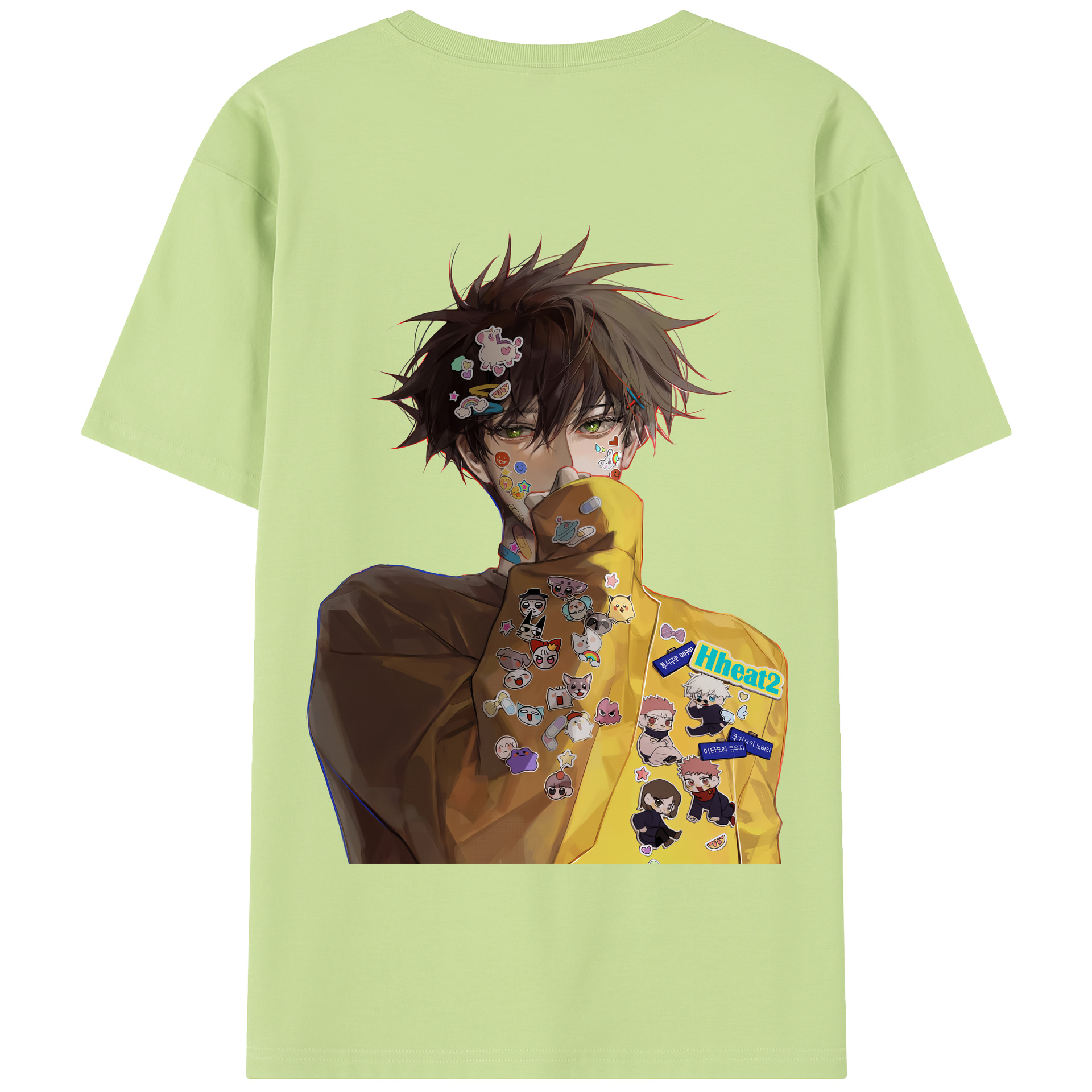 （画像用） 呪術廻戦 Jujutsu Kaisen 綿100％半袖Tシャツ（背面プリント）